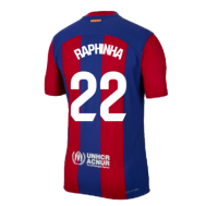 Детская футболка Барселона Рафинья 2024 года