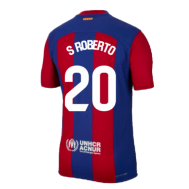 Детская футболка Барселона Роберто 2024 года