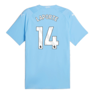 Детская футболка Манчестер Сити Ляпорт 2024 года