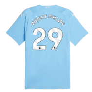 Детская футболка Манчестер Сити Райт-Филлипс 2024 года