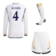 Форма Реал Мадрид Алаба 2024 длинный рукав с гетрами