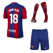 Детская футбольная форма Барселона Альба 2023 - 2024 с гетрами