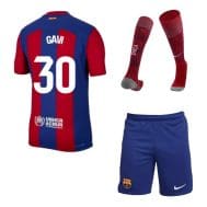 Детская футбольная форма Барселона Гави 2023 - 2024 с гетрами