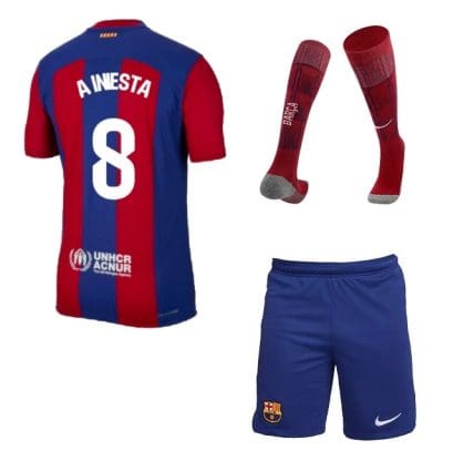 Футбольная форма Иньеста Барселона 2023 - 2024 с гетрами
