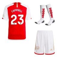 Детская футбольная форма Арсенал Кэмпбелл 2023 - 2024 с гетрами