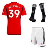 Футбольная форма Мактоминей 39 Манчестер Юнайтед 2023 - 2024 с гетрами