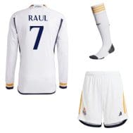 Форма Реал Мадрид Рауль 2024 длинный рукав с гетрами