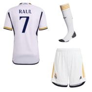 Детская футбольная форма Реал Мадрид Рауль 2023 - 2024 с гетрами