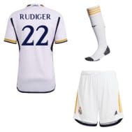 Детская футбольная форма Реал Мадрид Рюдигер 2023 - 2024 с гетрами