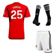 Футбольная форма Санчо 25 Манчестер Юнайтед 2023 - 2024 с гетрами