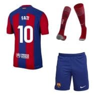 Детская футбольная форма Барселона Фати 2023 - 2024 с гетрами