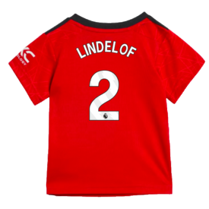 Детская футболка Манчестер Юнайтед Линделёф 2024 года