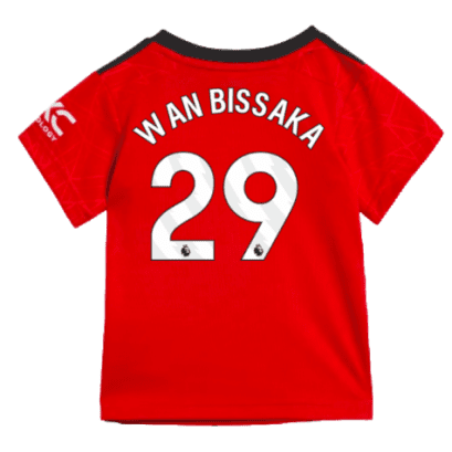 Детская футболка Манчестер Юнайтед Уан-Биссака 2024 года