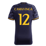 Гостевая детская футболка Реал Мадрид Камавинга 2023-2024