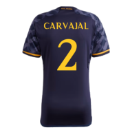 Гостевая детская футболка Реал Мадрид Карвахаль 2023-2024