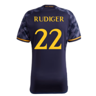 Гостевая детская футболка Реал Мадрид Рюдигер 2023-2024