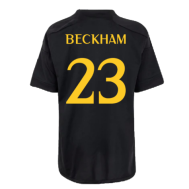 Третья футболка Real Madrid Бекхэм 23/24 чёрного цвета