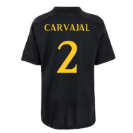 Третья футболка Real Madrid Карвахаль 23/24 чёрного цвета
