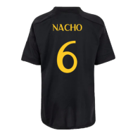 Третья футболка Real Madrid Начо 23/24 чёрного цвета