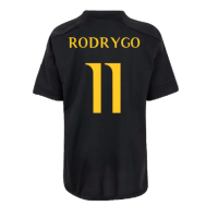Третья футболка Real Madrid Родриго 23/24 чёрного цвета