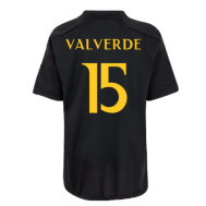 Третья футболка Real Madrid Вальверде 23/24 чёрного цвета