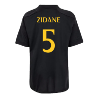 Третья футболка Real Madrid Зидан 23/24 чёрного цвета