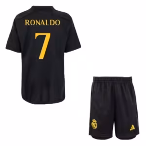 Чёрная футбольная форма Real Madrid 23/24 Роналду