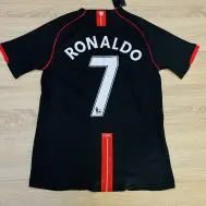 Чёрная футболка Роналдо Манчестер Юнайтед 2007
