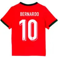 Детская футболка Бернардо 10 Португалия евро 2024