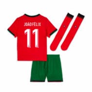 Детская футбольная форма с гетрами Жуан Феликс 11 Португалия евро 2024