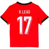 Детская футболка Рафаэль Леао 17 Португалия евро 2024