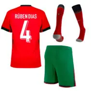 Футбольная форма с гетрами Рубен Диаш 4 Португалия евро 2024