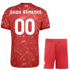 Футбольная форма Ливерпуль 2026 2027 с нанесением фамилии