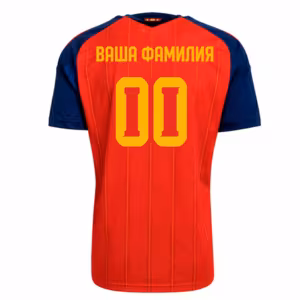 Футболка Испания 2026 с фамилией игрока