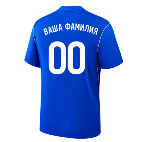 Футболка Челси 2026 2027 с нанесением на заказ